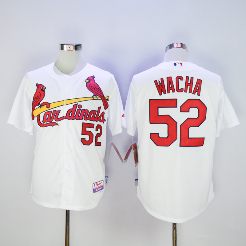 Men St. Louis Cardinals 52 Wacha White MLB Jerseys
